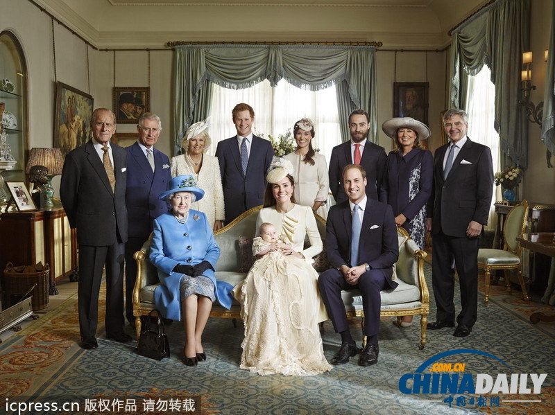 英國喬治小王子受洗