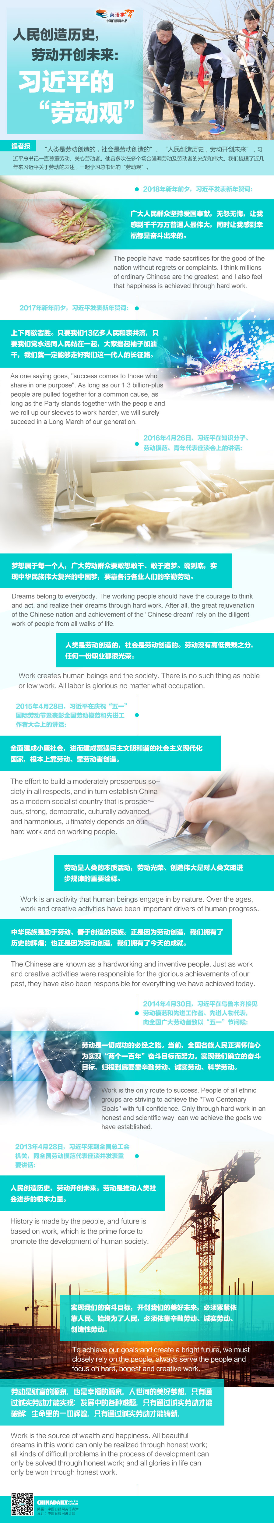人民創(chuàng)造歷史，勞動(dòng)開創(chuàng)未來：習(xí)近平的“勞動(dòng)觀”
