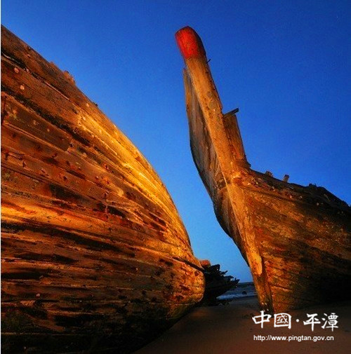 Pingtan's epic Shipwreck Dock